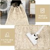 coucheta Multi-size Washable Retro Floral Accent Area Rugs, Vintage Foldable Non Slip Easy Care Carpet, for Living Room, Kitchen, Dining, Bedroom - 2 of 4