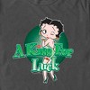 Men's Betty Boop St. Patrick's Day Betty A Kiss for Luck T-Shirt - 2 of 4