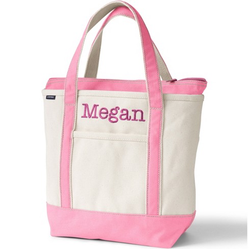 Medium Natural 5 Pocket Open Top Canvas Tote Bag