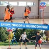 Skirfy Kids Basketball Hoop Adjustable Height 2.9 ft-6.2 ft, Toddler Basketball Hoop, Blue - 4 of 4