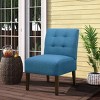 TopComfy Accent Chairs Modern Chair Dining Chair Armless Lounge Chair Comfortable Chair Decoration Chair for Living Room, Blue, 21"*29.13"*34.25" - 2 of 4