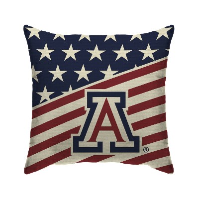 NCAA Arizona Wildcats Americana Decorative Throw Pillow