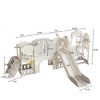 Vynxaria 11-in-1 Toddler Slide & Activity Center - Indoor/Outdoor Playground for Ages 1-4 - 4 of 4