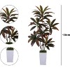 coucheta Artificial Tree, Artificial Plants with Planter, Large Artificial Dracaena Plant Indoor Decor Artificial Trees for Office Home Porch - 4 of 4