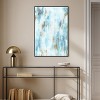 Art Remedy Textured Shades Blue Abstract Wall Art Framed - 2 of 4