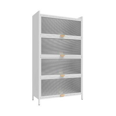 Modern Sideboard Decorative Storage Cabinet, Multi-Level Flip Door Cabinet, CENGHU Buffet Cabinet, for Living Room, Kitchen, Bedroom, Hallway