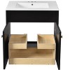VYNXARIA 30" Bathroom Vanity with Ceramic Sink Combo, Modern Freestanding Storage Cabinet with Gold Handles, Soft Closing Doors£¬Black - 4 of 4