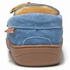 Alpine Swiss Sabine Womens Moccasin Slippers Genuine Suede House Shoe Memory Foam Insole Plush Faux Shearling Fur Indoor Outdoor Anti-Slip Rubber Sole - 4 of 4