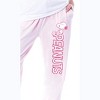 Peanuts Womens' Snoopy Dream Comic Flower Relaxing Sleep Pajama Set Multicolored - 3 of 4