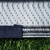 Resenkos Floor Mat Carpet,Indoor Door Mat,9'x 12' Modern Outdoor Rug, Reversible and Folding Rug, with Four Straps, Black - 2 of 4