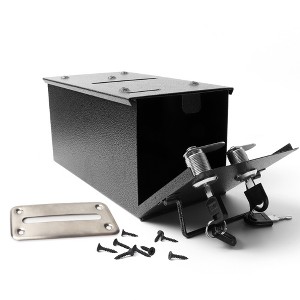 GSE Casino/Home Custom Poker Table Steel Rake Toke Drop Box for Poker, Blackjack or Other Casino Tables - 1 of 4