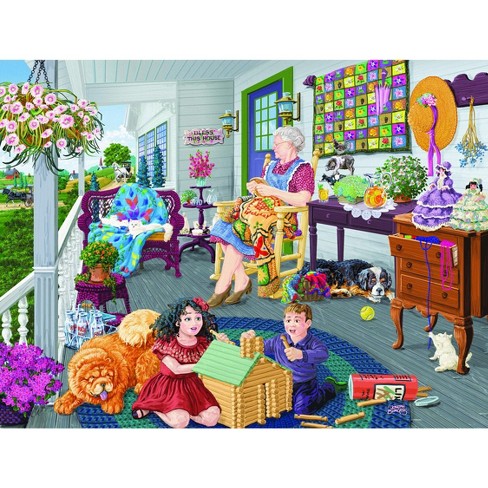 Sunsout Visiting Grandma 300 Pc Mothers Day Jigsaw Puzzle 38909 : Target