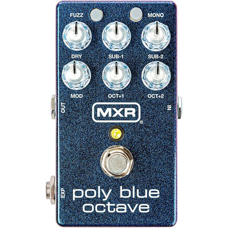 MXR M306 Poly Blue Octave Effects Pedal Blue, 1 of 6