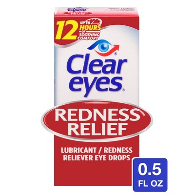 Clear Eyes Redness Relief Eye Drops Soothes & Moisturizes - 0.5 fl oz