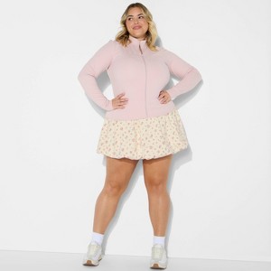 Women's Fleece Bubble Mini A-Line Skort - Wild Fable™ - 1 of 3