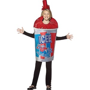 Imposta Costumes Kids' ICEE Sparkle Costume Bodysuit M Red - 1 of 1