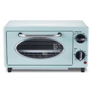Elite Cuisine 10L Retro Toaster Oven - Mint - 1 of 4