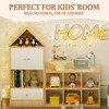 Vynxaria Children's Bookshelf: House-Shaped Design, Multi-Functional Storage for Books & Toys, Durable & Safe Organizer for Playroom or Bedroom - 3 of 4