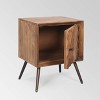 Christopher Knight Home Harrington MidCentury Modern Cabinet Dark Brown: Mango Wood, No Shelves, Hardwood Frame - 3 of 4