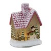 Melrose Lighted House with Snowman (Set of 2) - 2 of 3