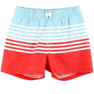 RuggedButts Toddler Boys UPF50+ Swim Trunks - 1 of 4