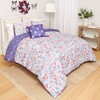 The Lakeside Collection Liberty Floral Comforter Set or Pillow - King Comforter Set 3 Pieces - 4 of 4