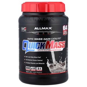 ALLMAX QUICKMASS, Chocolate - 10 lb - Rapid Mass Gain Catalyst - Up to 64 Grams of Protein Per Serving - 3:1 Carb to Protein Ratio - Zero Trans Fat - - 1 of 4