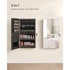Mirror Jewelry Cabinet, Walld Armoire Jewelry Storage with Built-in Lights - 4 of 4