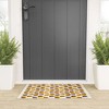 June Journal Abstract Leaves Looped Vinyl Welcome Mat - Society6 - 2 of 2