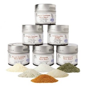 Chef's Secret Finishing Sea Salts Collection - 6 Tins | Gustus Vitae - 1 of 4