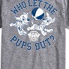 Men's - Paw Patrol - Who Let The Pups Out Short Sleeve Graphic T-Shirt - 2 of 4