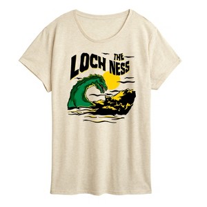 Women's - Instant Message - The Loch Ness Short Sleeve Graphic T-Shirt - 1 of 4