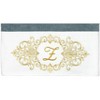 Linum Home Textiles 100% Turkish Cotton MONICA Gold Thread 2PC Embellished Bath Towel Set - 3 of 3