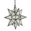 Claxy Moravian Star Pendant Chandelier Seeded Glass Black Light 19 Inches - 3 of 4