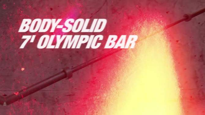 Body-Solid 7&#39; Olympic Bar - Black, 2 of 6, play video