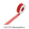 Unique Bargains Ribbon Lace Trim with Cut-out Polyamide 866.14"x1.18" 1 Pc - 3 of 4
