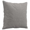vidaXL Throw Pillows 2 pcs Light Gray 15.7 in.x15.7 in. Fabric - 3 of 4