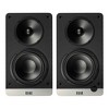 ELAC LS10-B SPEAKER STANDS And DEBUT ConneX BOOKSHELVES-ORANGE - 3 of 4