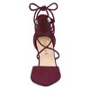 Allegra K Women's Pointed Toe Chunky Heels Lace Up Sandals Pumps - 3 of 4