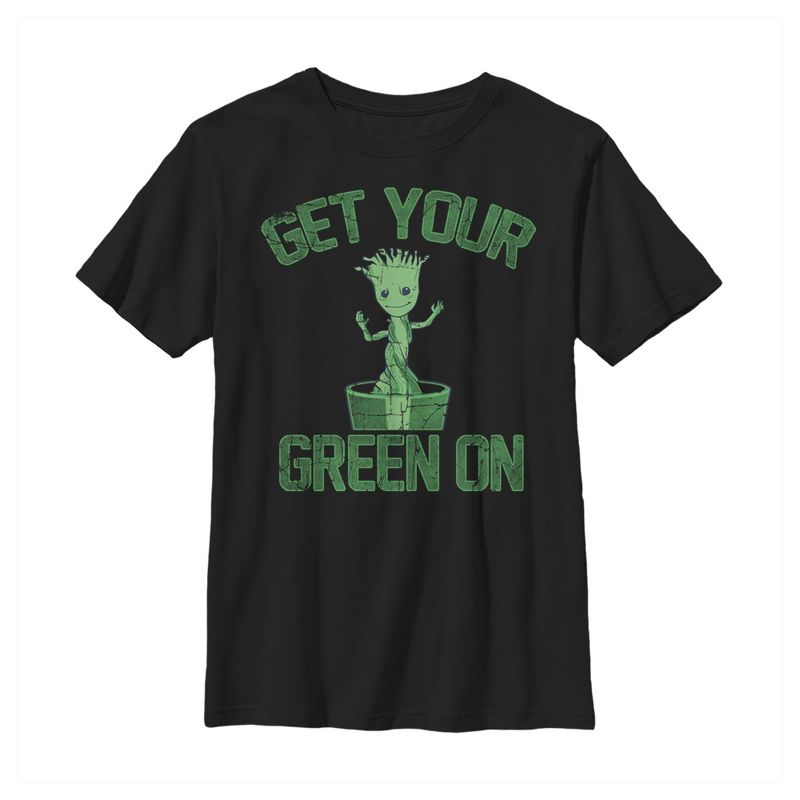 Boy's Marvel St. Patrick's Day Get Your Groot On T-Shirt, 1 of 5