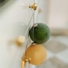 4"H Sullivans Frosted Ball Ornament - Set of 2  Multicolored Christmas Ornaments - 3 of 3