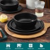 vancasso 18-Piecee Stoneware Dinnerware Set , Including Dinner/Dessert Plates, Bowls, For 6 People - 4 of 4