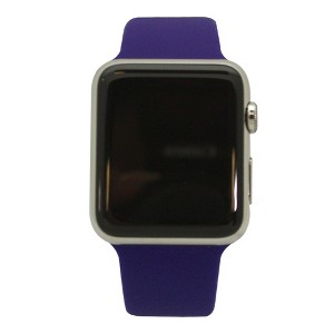 Olivia Pratt Solid Silicone Apple Watch Band Medium to Large Size Wrist M/L only.  Made for 6.5 to 8.5 inch Wrists. - 1 of 4