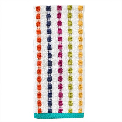 Small Colorful Cotton Jacquard Hand Towels Set