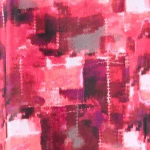 pink burst watercolor geo