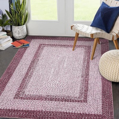 Modern Washable Area Rug, Non Slip Indoor Print Mat For Living Room Bedroom Dining Room Kitchen Enterway, Low Pile Stain Resistant Foldable Carpet