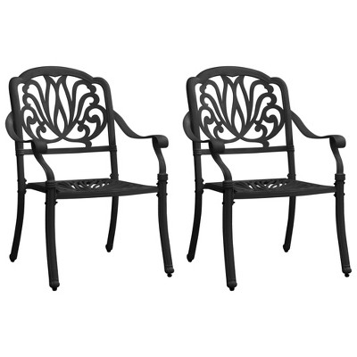 Garden Chair Set of 2 vidaXL