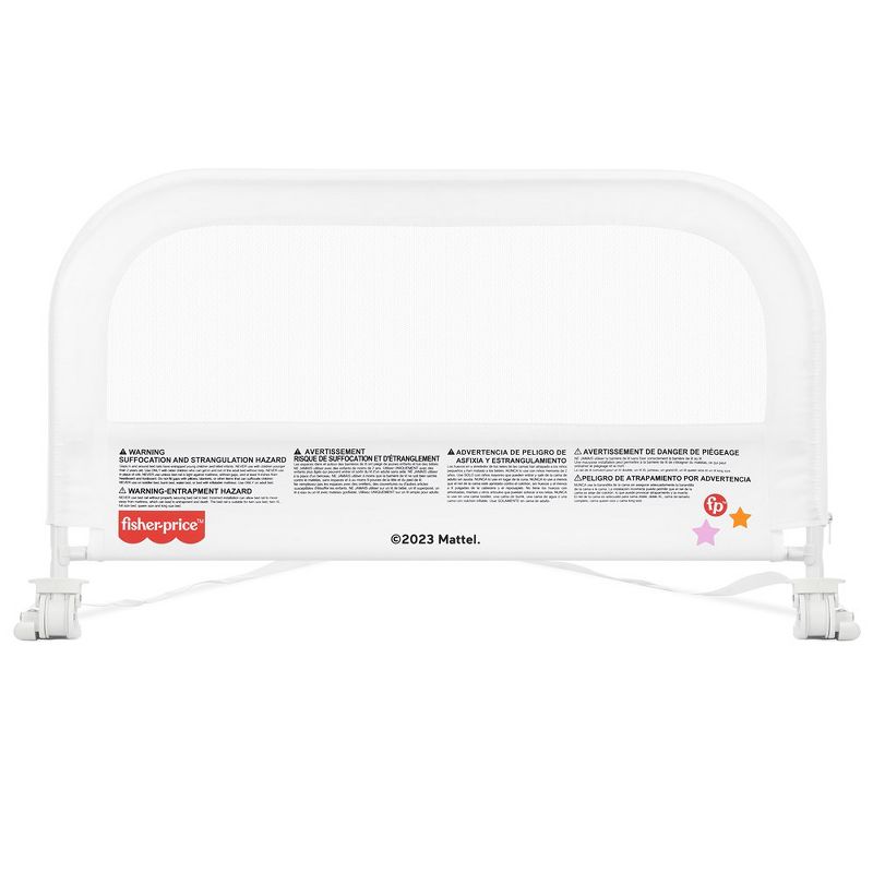 Dream On Me Fisher-Price Little Naps Bed Rail in White, 1 of 9