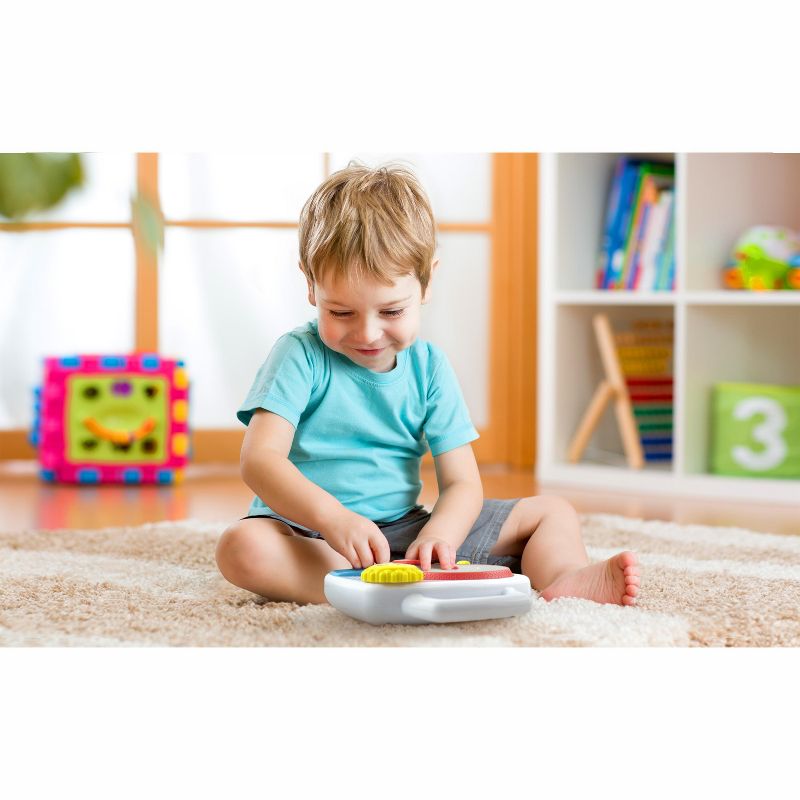eKids Turntable Toy for Toddlers, Preschool Toys for Kids – White (KD-111.EMV22OL), 5 of 6