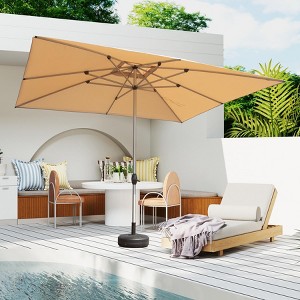 NicBex Patio Umbrella Waterproof, UV-Proof Beach Umbrella with Crank Lift and Tilt, Sun Shades, Outdoor Umbrellas for Patio, Pool - 1 of 4
